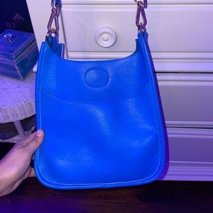 royal blue ahdorned purse! perfect condition!